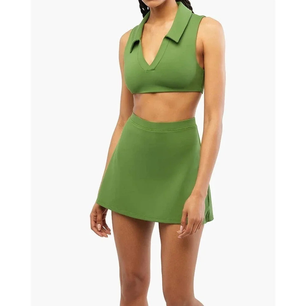 We Wore What Active Skirt Built In Skirt NWT Green Size large